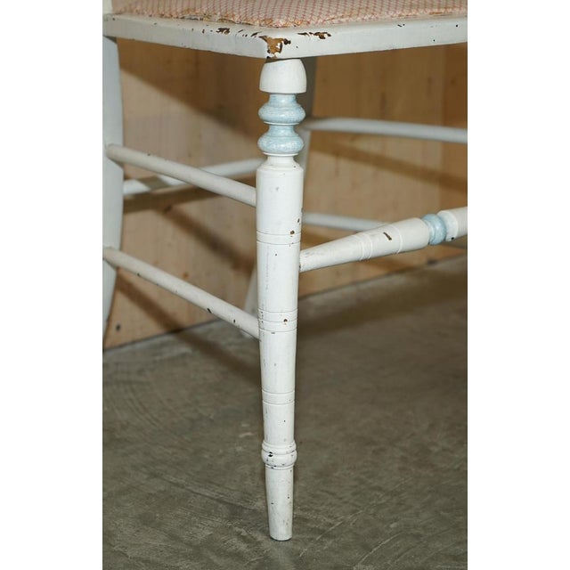 Antique French Paint Side Chair For Sale - Image 11 of 18