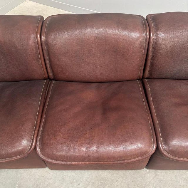 DS12 3-Seater Sofa from de Sede, Switzerland 1970s For Sale - Image 11 of 16