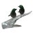 Murano Luxury Glass (Mgl) - Two Birds on a Branch For Sale