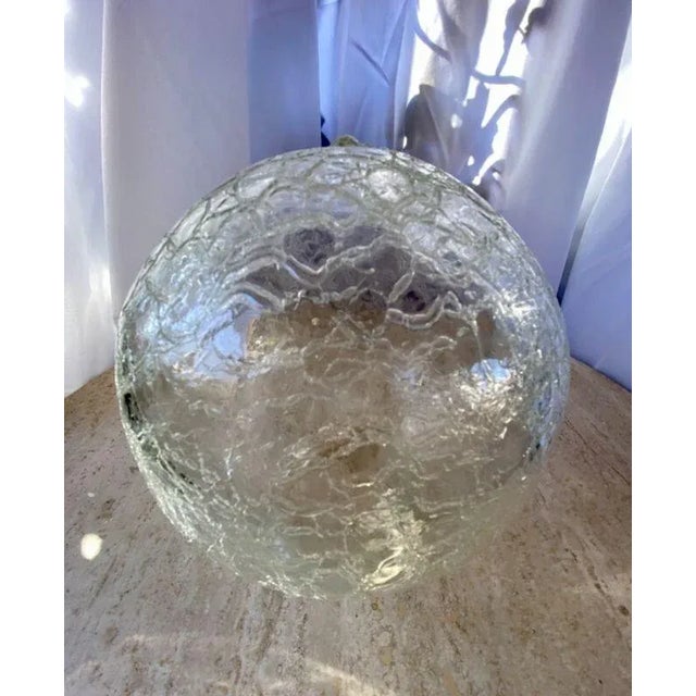 1920s Art Deco Joan of Arc Table Lamp, Orig Crackle Glass Shade La Belle Specialty Co For Sale - Image 12 of 12