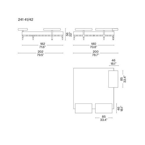Cassina Modern Steel and Leather Prive Sofa by Philippe Starck for Cassina For Sale - Image 4 of 13