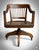 Early 20th-C. Bank of England Gunlocke Oak Tilting Rolling Banker’s Office Desk Chair For Sale In Atlanta - Image 6 of 6