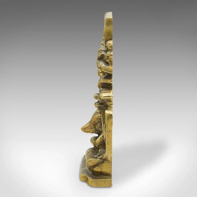 Late 19th Century 1890s Victorian Antique Decorative Fox Doorstop, English, Door Keeper, Country House For Sale - Image 5 of 11