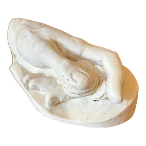 Authentic Italian 1950s Plaster Anatomical Hand Study of a Hand Holding Coins