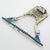 Vintage Handmade Egyptian Lyre Figurine in Silver, Florence, Italy, 1980s For Sale - Image 3 of 18