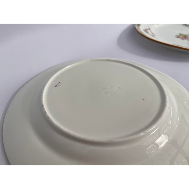 1900 - 1909 Vintage Minton B801 Fine BoneChina Plates, 1905, Set of 4 For Sale - Image 5 of 7