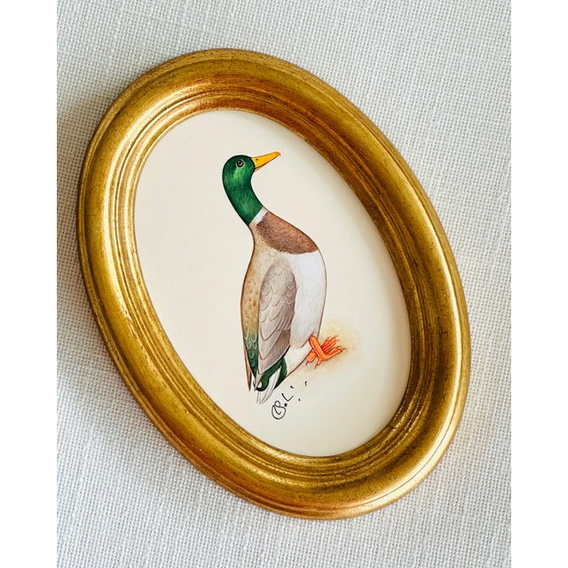 This hand-painted miniature captures the beauty of a mallard in breathtaking detail. Every brushstroke, meticulously...