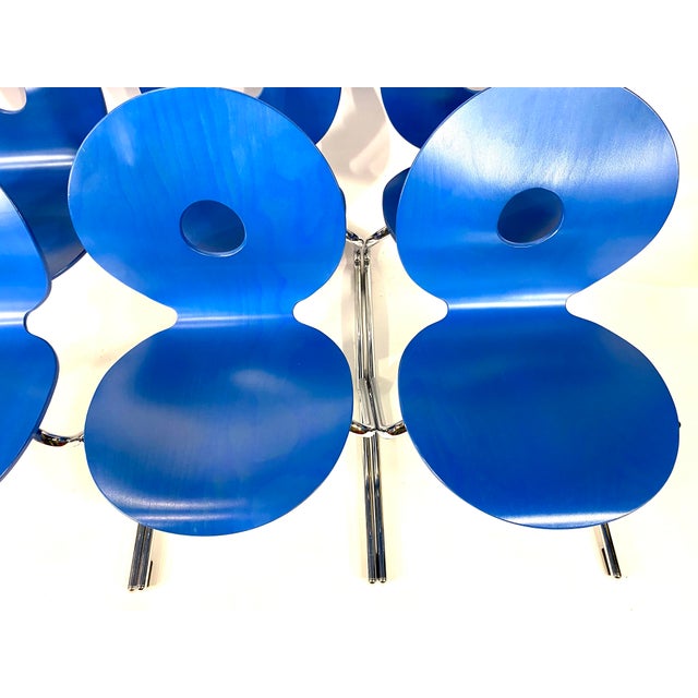Pantoflex Cantilever Chairs by Verner Panton for VS, 1990s, Set of 6 For Sale - Image 9 of 18