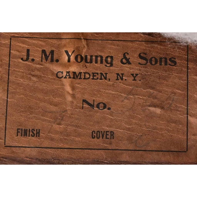 J. M. Young & Sons Antique Mission Oak Arts & Crafts Rocking Chair, Circa 1900 For Sale - Image 12 of 13