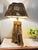 Wood Mid Century Rustic Saguaro Cactus Table Lamp & Hand Crafted Shade For Sale - Image 7 of 11