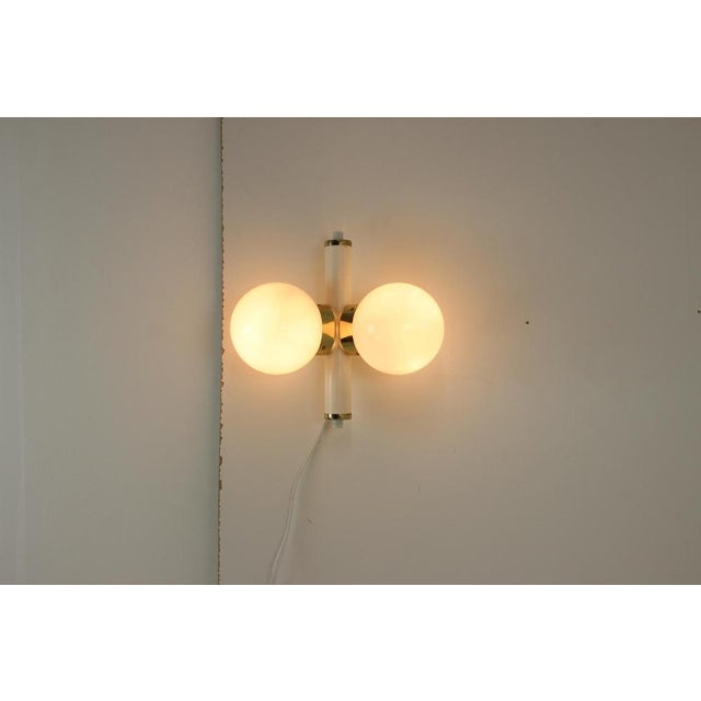 Mid-Century Set of 2 Wall Lamps attributed to Instala Jilove, 1970s, Set of 2 For Sale - Image 3 of 15