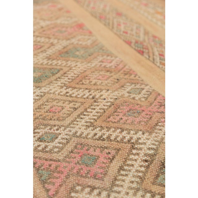 Moroccan Vintage Rare Pastel Zayane Kilim Moroccan Rug - 6'4 X 10'6" For Sale - Image 3 of 8