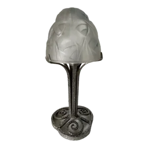 Degue & Henri Fournet French Art Deco Table Lamp, Late 1930s