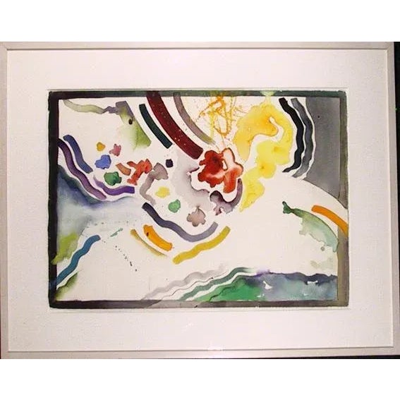 Abstracted Flower, Berenice D’Vorzon, Painting For Sale - Image 4 of 4