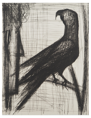 Bernard Buffet, The Parrot, Original Engraving