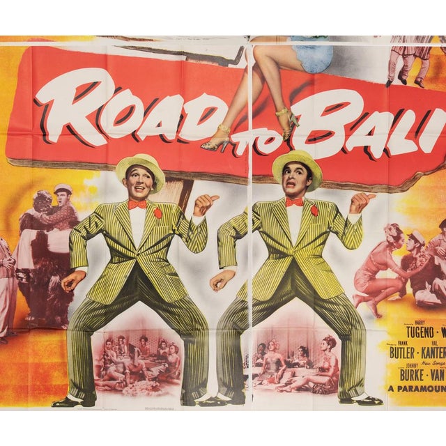 Road to Bali Poster, USA, 1950s For Sale - Image 3 of 5