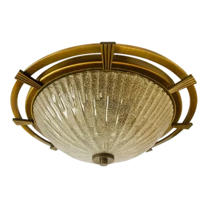 1960s German Nautical Murano Flush Light