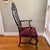 Late 18th century Chippendale-style or Queen Anne-style walnut armchair from the Renaissance Revival era with an ornately...