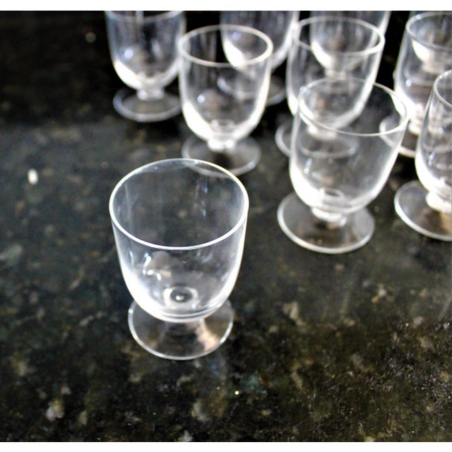 Traditional Vintage Cordial Glasses With Stem - 13 For Sale - Image 3 of 4