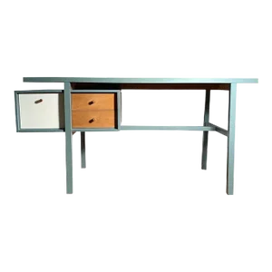 Early Vintage Milo Baughman Architectural Cantilevered Desk for Glenn of Calif