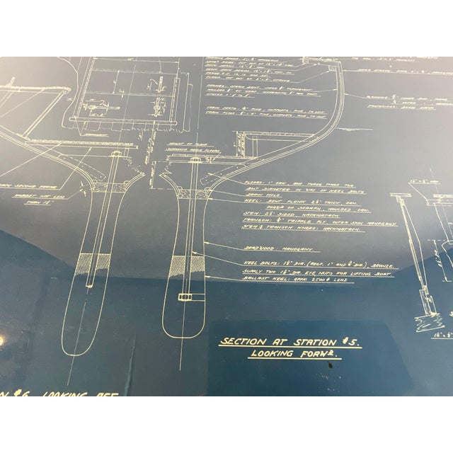 Yankee One Design Class Hull Blueprint For Sale - Image 12 of 12