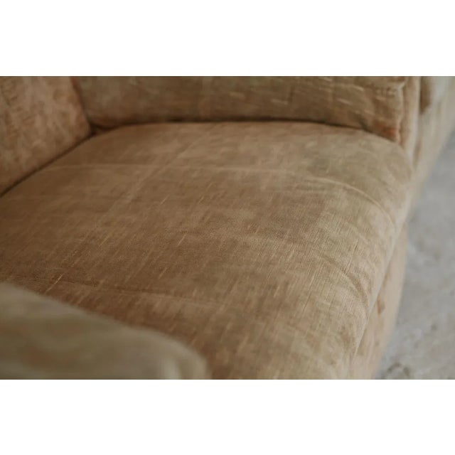 Set of Velvet Caramel Armchairs, 1960s, France For Sale - Image 4 of 18