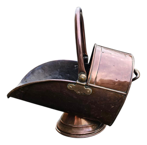 Vintage Copper Coal Scuttle