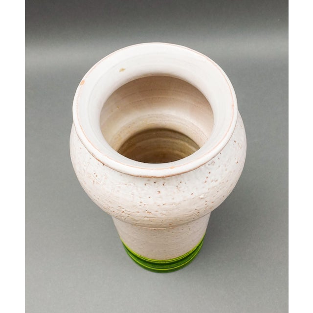 Ceramic Mid 20th Century Aldo Londi Bitossi for Rosenthal Netter Italy Large Pottery Vase For Sale - Image 7 of 10