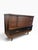 Bassett Furniture Custom Reimagined Bassett Mid-Century Modern Dresser | Vintage Oak Geometric Credenza | Matte Black Natural Wood Tuxedo Sideboard Buffet For Sale - Image 4 of 11