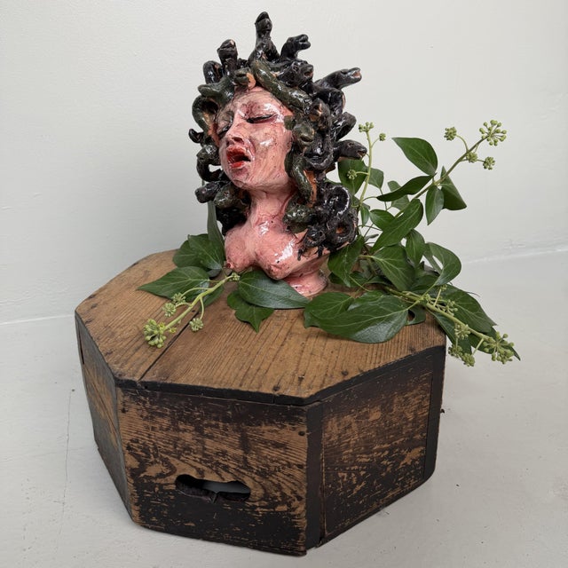 Ceramic Medusa Bust by Gennaro Condurso, Italy, 2010s For Sale - Image 6 of 16