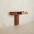 Modern Italian Two-Tone Mahogany Wall-Mounted Console, 1970s For Sale - Image 3 of 11