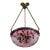 Galle French Art Deco Cameo Glass Bowl Pendant Light 1920s For Sale