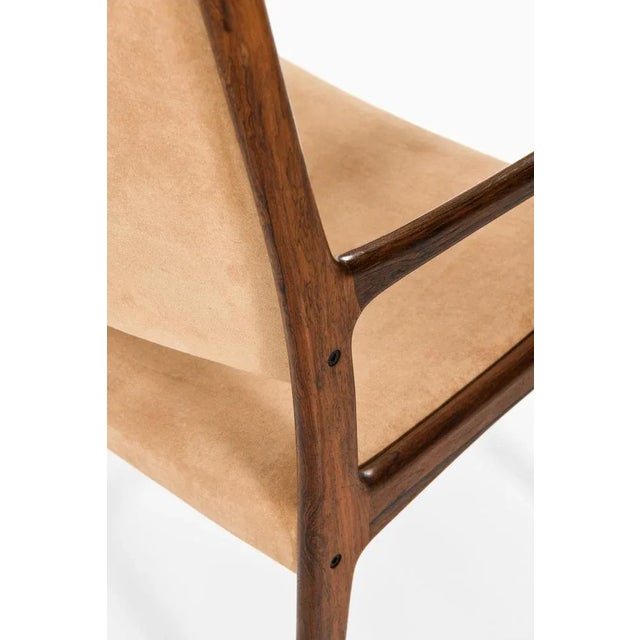 Tan Dining Chairs by Johannes Andersen for Mogens Kold, Denmark, Set of 8 For Sale - Image 8 of 13