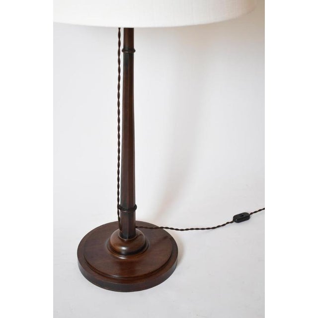 Wooden Pyramidal Lamp, 1920s For Sale - Image 4 of 5