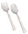 Salad Set in Silver and Stainless Steel by Evald Nielsen, Denmark, 1930s, Set of 2 For Sale