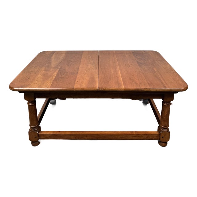 Mid 20th Century Beautiful Stickley Maple Draw Leaf Coffee Table For Sale