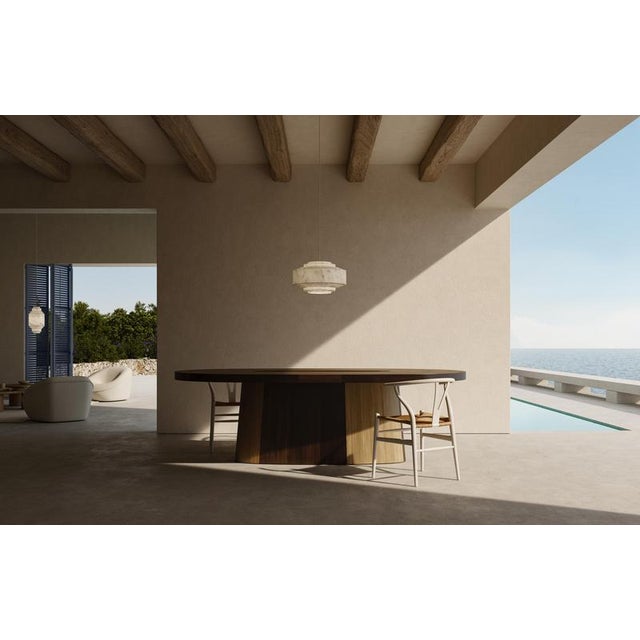 Marina Pendant Lamp by United Alabaster For Sale - Image 6 of 8