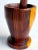 Coffee Vintage Cocobolo Wood Mortar and Pestle Set, 2 Pieces For Sale - Image 8 of 10