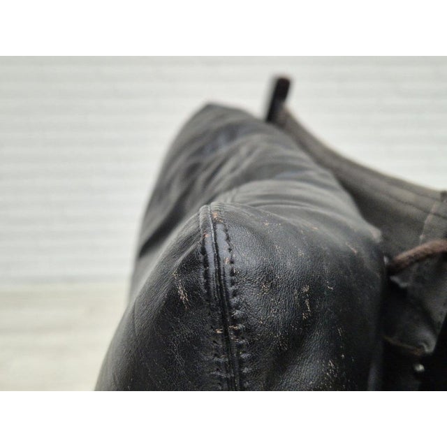 Norwegian Siesta Lounge Chair in Black Leather & Bentwood by Ingmar Relling for Westnofa, 1970s For Sale - Image 14 of 18