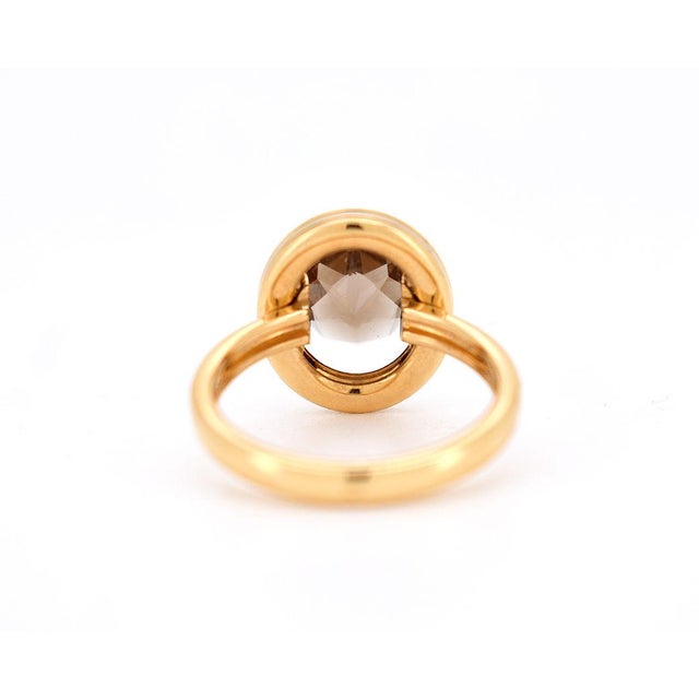 Metal Poiray - Ma Préférence - Ring in 18-Carat Gold With 7 Interchangeable Stones, Size 8.5 For Sale - Image 7 of 10