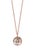 Freedom' Rock Crystal Square Tumbled Cage Pendant in 18K Rose Gold. Approx Stone Size- 19.20 x 19.20 x 15.60 mm. Approx...