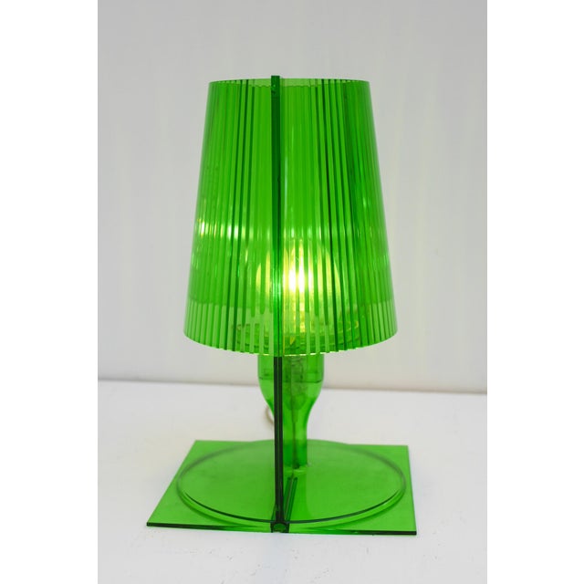 Take Table Lamp in Green Transparent Polycarbonate by Ferruccio Laviani for Kartell, 2003 For Sale - Image 12 of 17