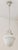 Metal Art Deco Pendant Lamp, 1920s For Sale - Image 7 of 7