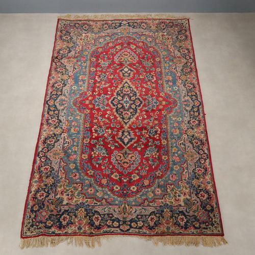 Middle Eastern Kerman Rug in Wool For Sale - Image 3 of 10