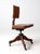 Wood Antique Oak Swivel Desk Chair For Sale - Image 7 of 11
