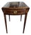 1980s Mahogany Hepplewhite Style Pembroke Table For Sale