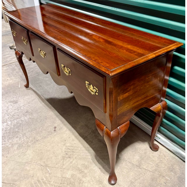 Mid 20th Century Cresent Manufacturing Co. Queen Anne Sideboard For Sale - Image 12 of 12