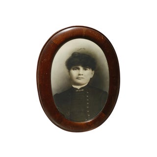 Antique Oval Frame Male Portrait For Sale