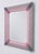 Venetian Rectangular Pink and Grey Murano Glass Mirror, 1970 For Sale - Image 10 of 13