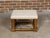 English Oak 1900s Stool with Incised Accents and Custom Upholstery For Sale In Atlanta - Image 6 of 11